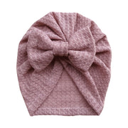 Bow Knitted Waffe Turban - BABY VIBES & CO.