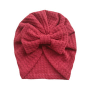Bow Knitted Waffe Turban - BABY VIBES & CO.