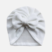 Bow Knitted Waffe Turban - BABY VIBES & CO.