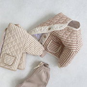 RETRO RHOMBUS WAVY & THICK BOMBER BUTTONDOWN BABY VIBES & CO.