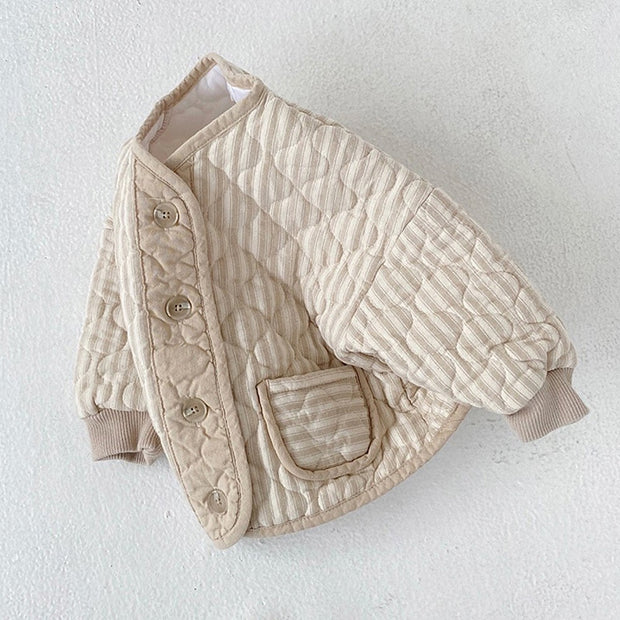 RETRO RHOMBUS WAVY & THICK BOMBER BUTTONDOWN BABY VIBES & CO.