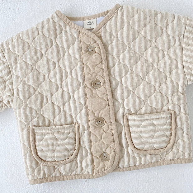 RETRO RHOMBUS WAVY & THICK BOMBER BUTTONDOWN BABY VIBES & CO.