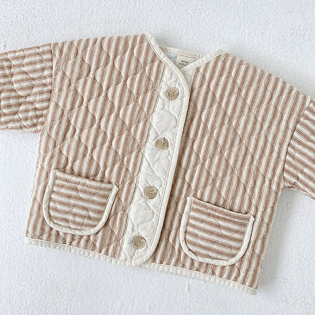 RETRO RHOMBUS WAVY & THICK BOMBER BUTTONDOWN BABY VIBES & CO.