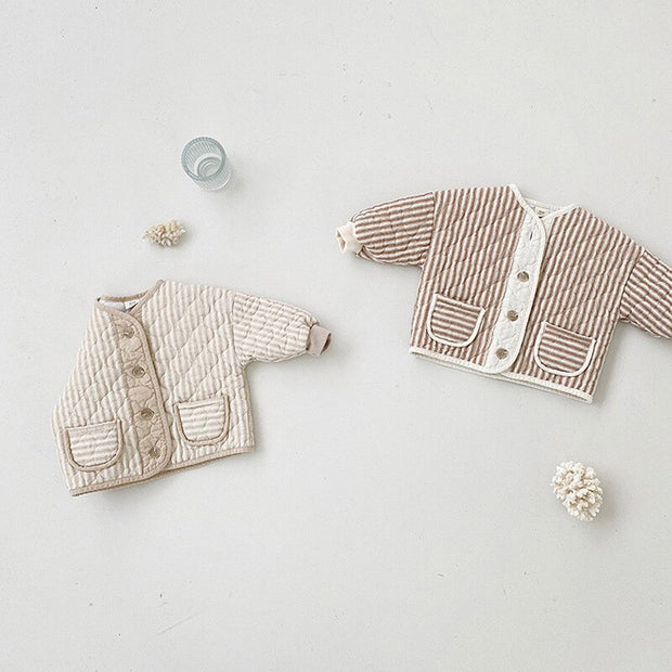 RETRO RHOMBUS WAVY & THICK BOMBER BUTTONDOWN BABY VIBES & CO.