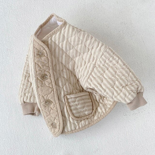 RETRO RHOMBUS WAVY & THICK BOMBER BUTTONDOWN BABY VIBES & CO.