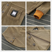 Corduroy Long Sleeve Hooded Jacket BABY VIBES & CO.