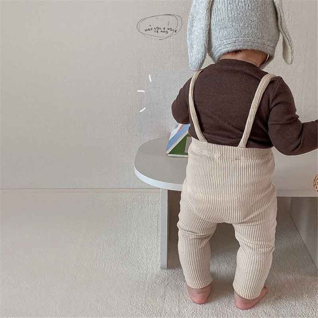 HIGH WAISTED OVERALL SUSPENDERS 3M-3T BABY VIBES & CO.