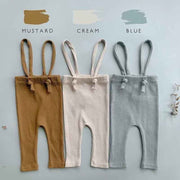 HIGH WAISTED OVERALL SUSPENDERS 3M-3T BABY VIBES & CO.