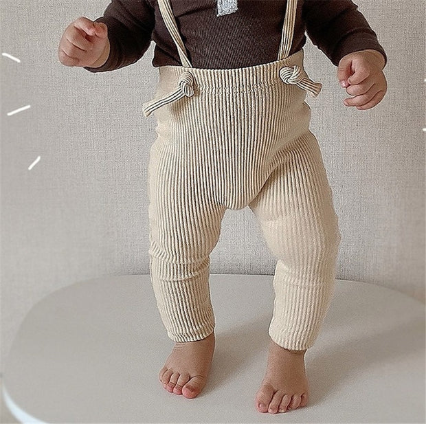 HIGH WAISTED OVERALL SUSPENDERS 3M-3T BABY VIBES & CO.