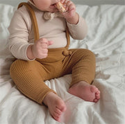 HIGH WAISTED OVERALL SUSPENDERS 3M-3T BABY VIBES & CO.