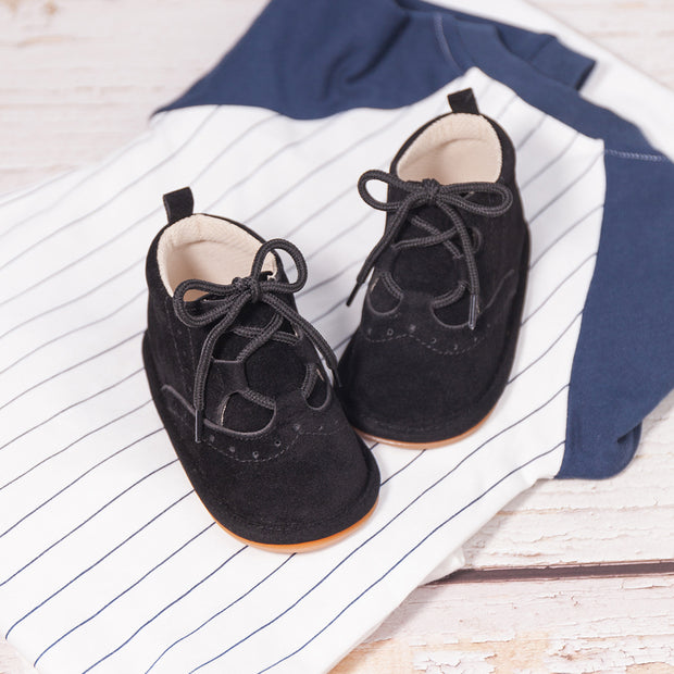 LEATHER SPORT LACE UP VINTAGE KICKS BABY VIBES & CO.