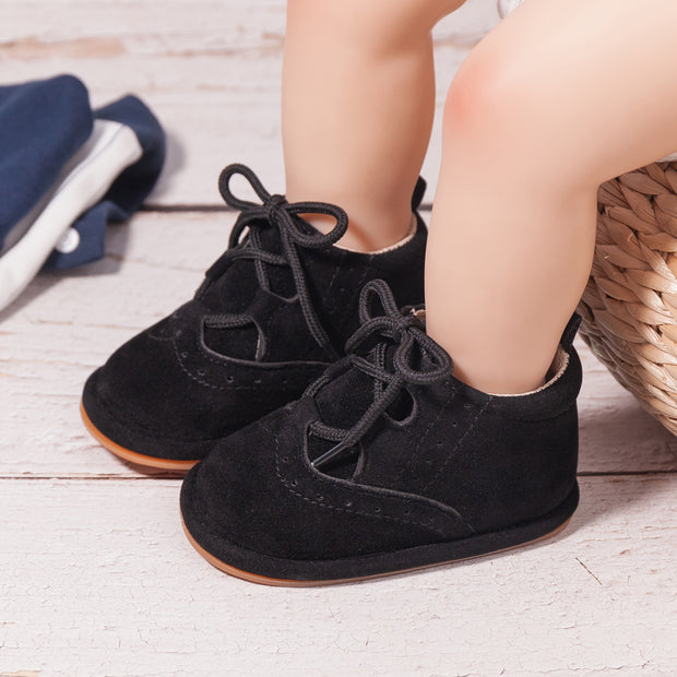 LEATHER SPORT LACE UP VINTAGE KICKS BABY VIBES & CO.
