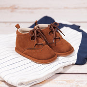 LEATHER SPORT LACE UP VINTAGE KICKS BABY VIBES & CO.