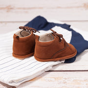 LEATHER SPORT LACE UP VINTAGE KICKS BABY VIBES & CO.