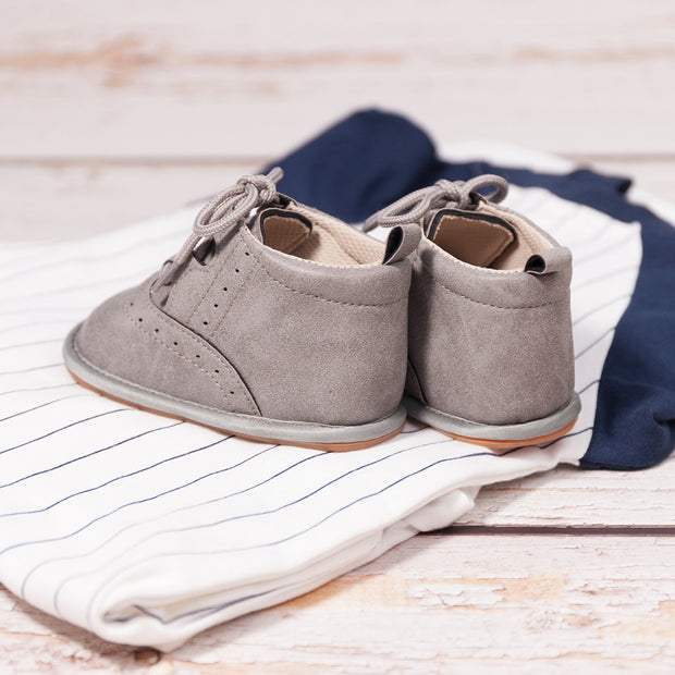 LEATHER SPORT LACE UP VINTAGE KICKS BABY VIBES & CO.