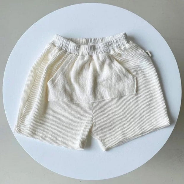 Cotton Ribbed Tee + Shorts 0-5Y BABY VIBES & CO.