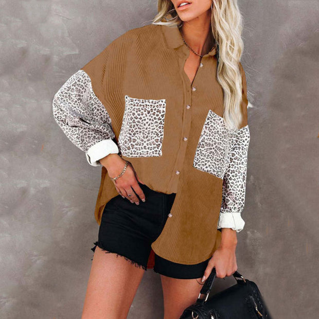 Boho Mama Corduroy Button Up BABY VIBES & CO.