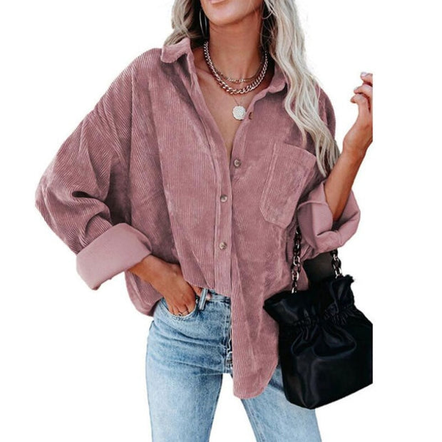 Boho Mama Corduroy Button Up BABY VIBES & CO.