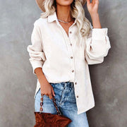 Boho Mama Corduroy Button Up BABY VIBES & CO.