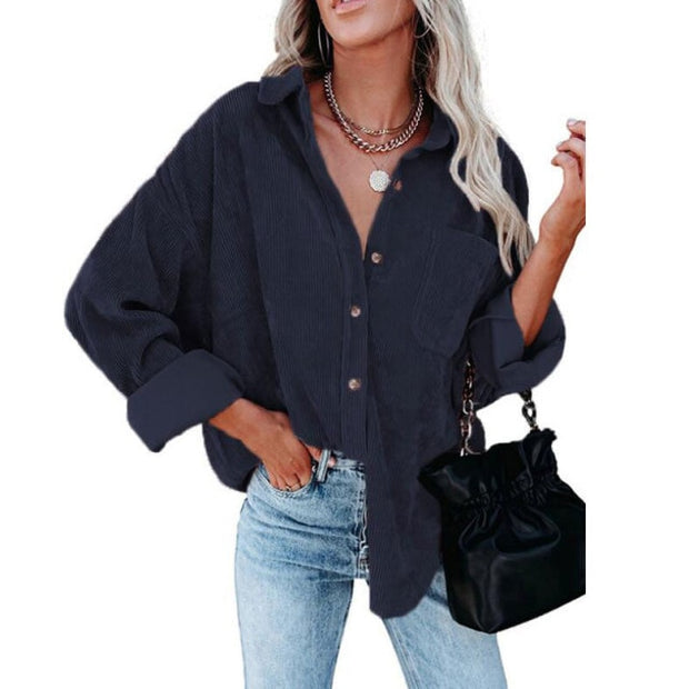 Boho Mama Corduroy Button Up BABY VIBES & CO.