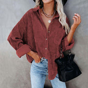 Boho Mama Corduroy Button Up BABY VIBES & CO.