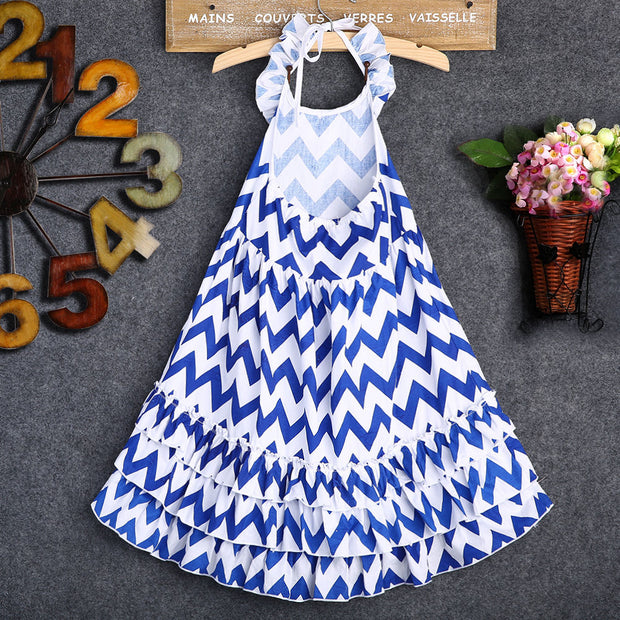 Zig Zaggy Stripe Maxi 3T-7T - BABY VIBES & CO.
