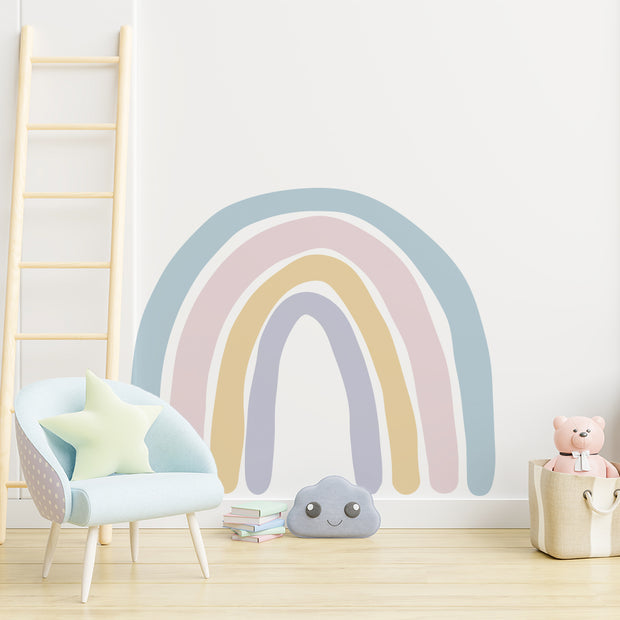 Boho Rainbow Watercolour Home Decor Wall Sticker Self-Adhesive Nursery Decal BABY VIBES & CO.