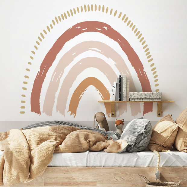 Boho Rainbow Watercolour Home Decor Wall Sticker Self-Adhesive Nursery Decal BABY VIBES & CO.