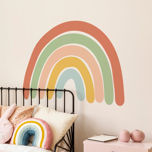 Boho Rainbow Watercolour Home Decor Wall Sticker Self-Adhesive Nursery Decal BABY VIBES & CO.
