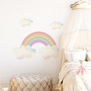 Boho Rainbow Watercolour Home Decor Wall Sticker Self-Adhesive Nursery Decal BABY VIBES & CO.