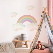 Boho Rainbow Watercolour Home Decor Wall Sticker Self-Adhesive Nursery Decal BABY VIBES & CO.