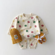 Smiley Sweatshirt + Jogger Set 9M-3T BABY VIBES & CO.