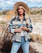 Turquoise Cherokee Retro Button Up BABY VIBES & CO.