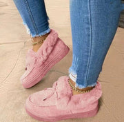 Suede & Fur Mama Bear Ankle Booties BABY VIBES & CO.