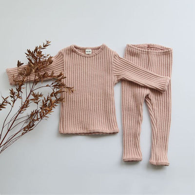 TILDEN RIBBED LONG SLEEVE + LEGGINS BABY VIBES & CO.