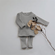 TILDEN RIBBED LONG SLEEVE + LEGGINS BABY VIBES & CO.