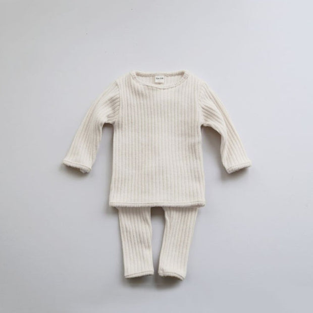 TILDEN RIBBED LONG SLEEVE + LEGGINS BABY VIBES & CO.