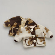 Neutral Teddy Bear Fleece Outerwear 9M-4T - BABY VIBES & CO.