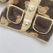 Neutral Teddy Bear Fleece Outerwear 9M-4T - BABY VIBES & CO.