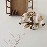 Neutral Teddy Bear Fleece Outerwear 9M-4T - BABY VIBES & CO.