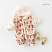 FURR LINED BEAR CLAW OUTFIT 3M-24M BABY VIBES & CO.