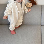 Hooded & Cotton Long Sleeve Jumpsuit Onesie 3M-3T BABY VIBES & CO.