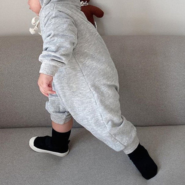 Hooded & Cotton Long Sleeve Jumpsuit Onesie 3M-3T BABY VIBES & CO.