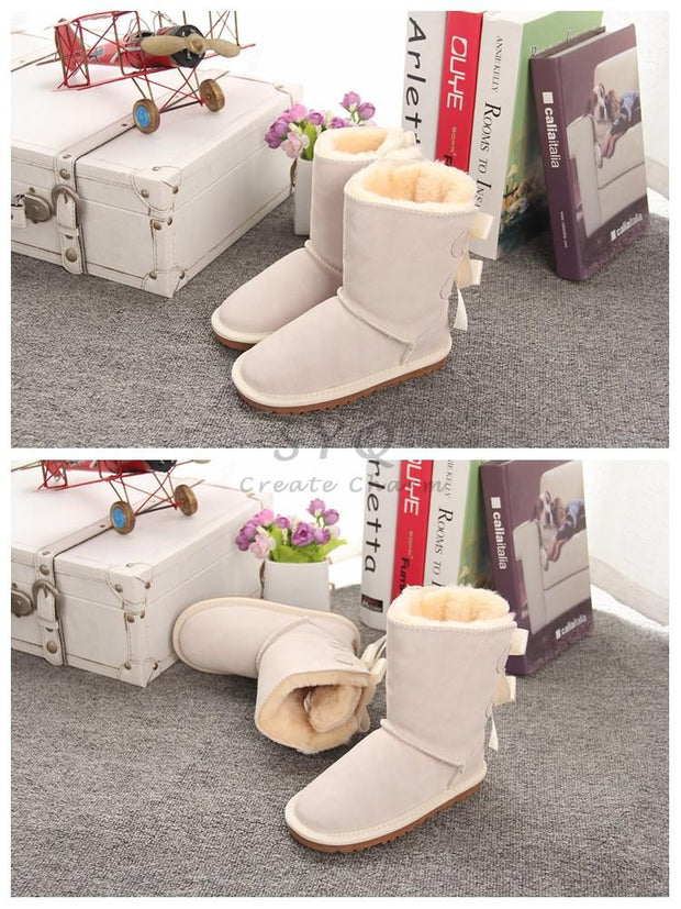 FLUFFY UGG INSPIRED MAMA BEAR BOOTS BABY VIBES & CO.