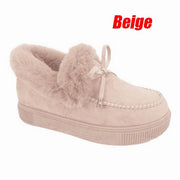 Suede & Fur Mama Bear Ankle Booties BABY VIBES & CO.