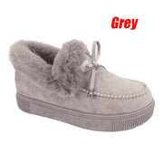 Suede & Fur Mama Bear Ankle Booties BABY VIBES & CO.