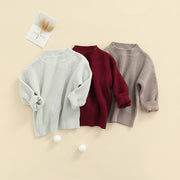 The Mahogany Chunky Knit Sweater BABY VIBES & CO.
