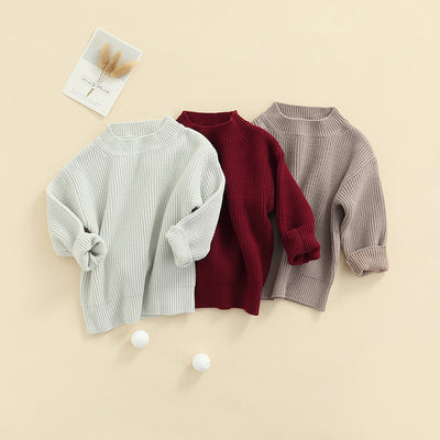 The Mahogany Chunky Knit Sweater BABY VIBES & CO.