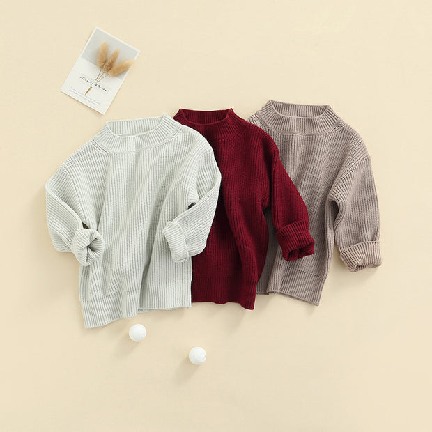 The Mahogany Chunky Knit Sweater BABY VIBES & CO.