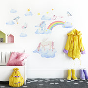 Boho Rainbow Watercolour Home Decor Wall Sticker Self-Adhesive Nursery Decal BABY VIBES & CO.